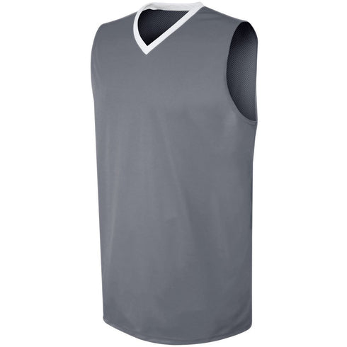 Russell Athletic Youth Transition Jersey (332371-C), Color 'Graphite/White'